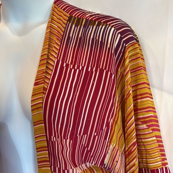 Cabi Kimono  3/4 sleeve Open Front Size Medium - Picture 5 of 11